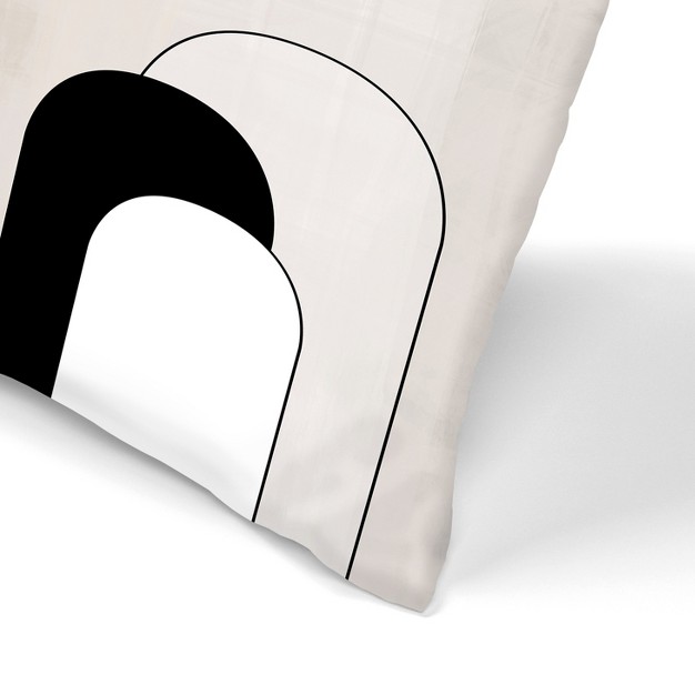 Americanflat Modern Minimal Abstract Throw Pillow By The Print Republic