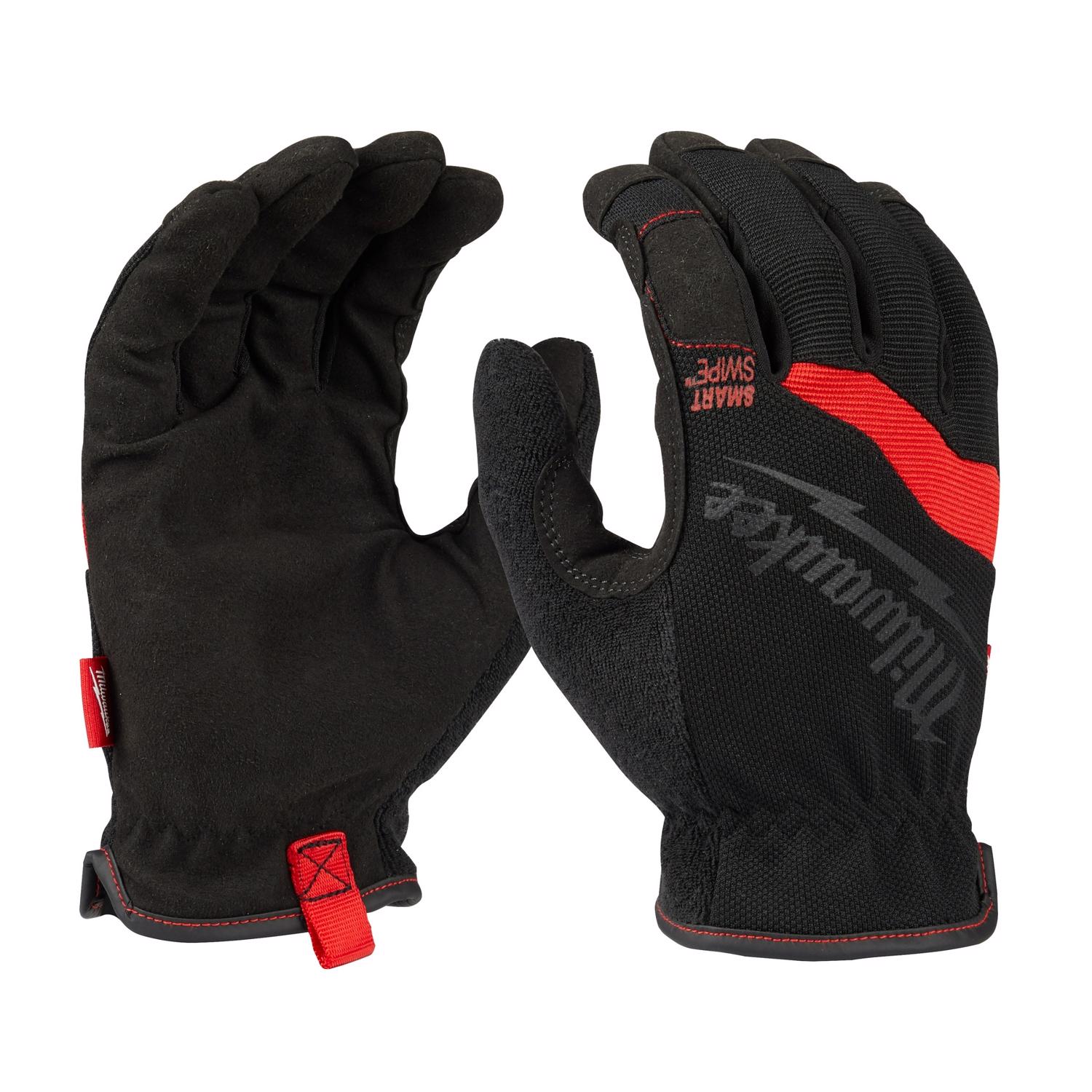 MW Free Flex Work Gloves Black/Red XL 1 pair