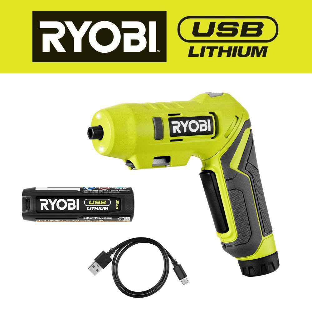 RYOBI USB Lithium Screwdriver Kit FVD50K