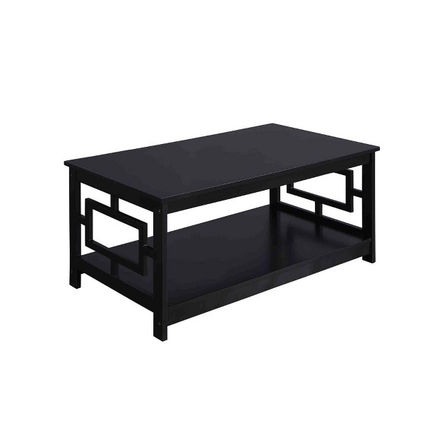 Town Square Coffee Table With Shelf Breighton Home