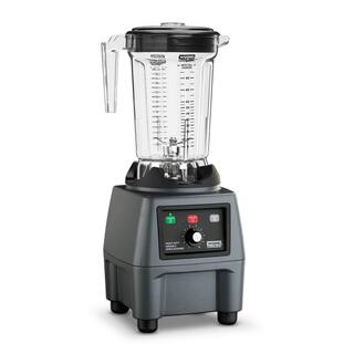 Waring Commercial CB15 128 oz. 10-Speed Grey Blender with 3.75 HP and Electronic Touchpad Controls with Copolyester Jar CB15VP