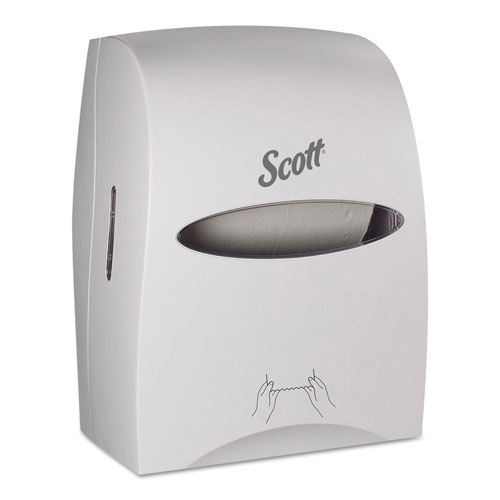 Kimberly-Clark Scottandreg; Essential Manual Hard Roll Towel Dispenser | 13.06 x 11 x 16.94， White | KCC46254