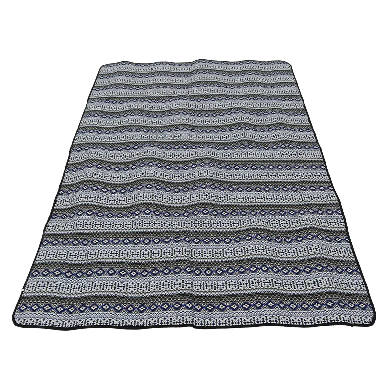 Sample Available outdoor travel waterproof foldable ethnic style widen camping custom Beach picnic Mat