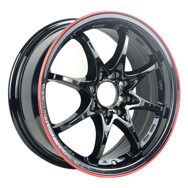 Wheels Manufacturers oy Wheels 802 15X6.5J Wholesale Gloss Black Aluminum oy Rims Wheel Customize Casting