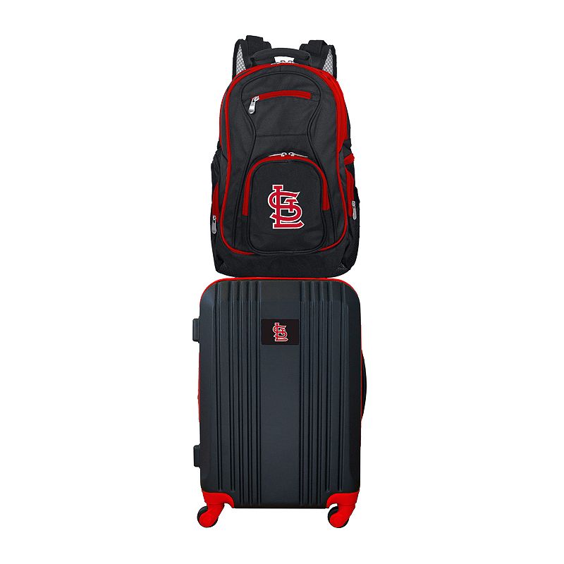 St. Louis Cardinals Wheeled Carry-On Luggage and Backpack Set