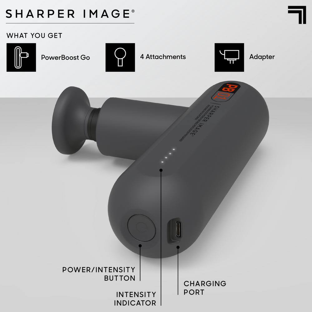 Sharper Image Powerboost Move Portable Percussion Massager 1014502