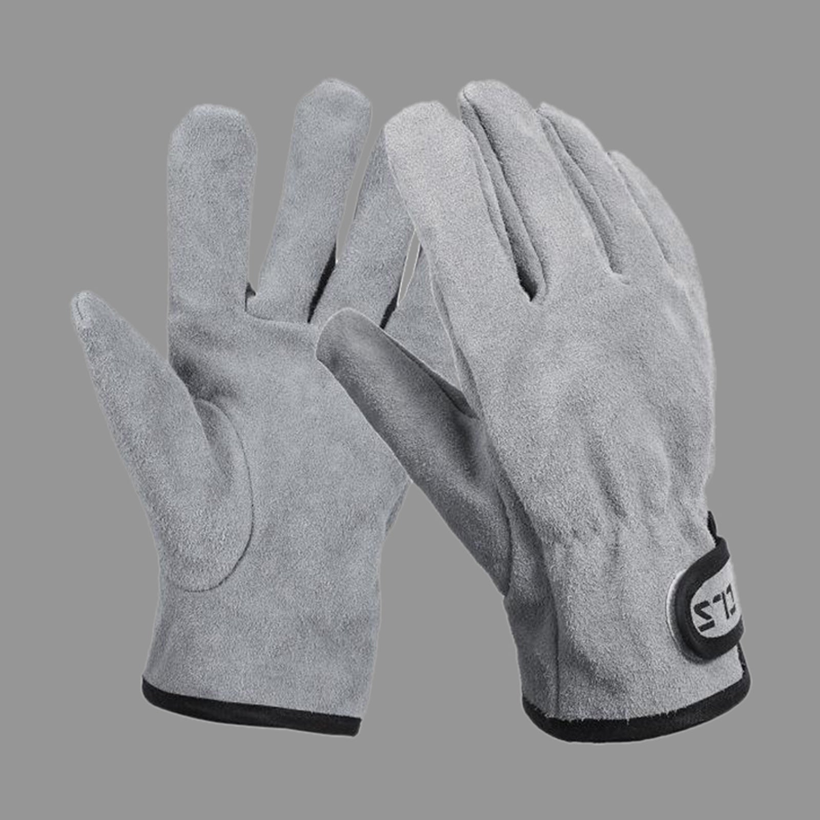 Heavy Duty Work Gloves for Truck Driving, Warehouse, Gardening, Farming, Construction, Industrial & Personal Use - Gray