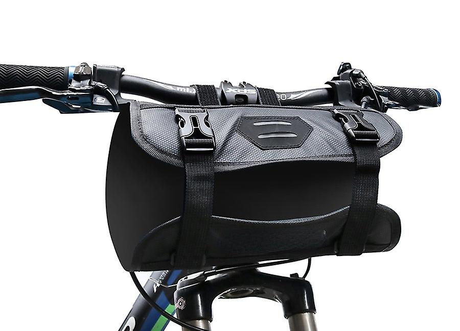 Waterproof bicycle front handlebar basket pack