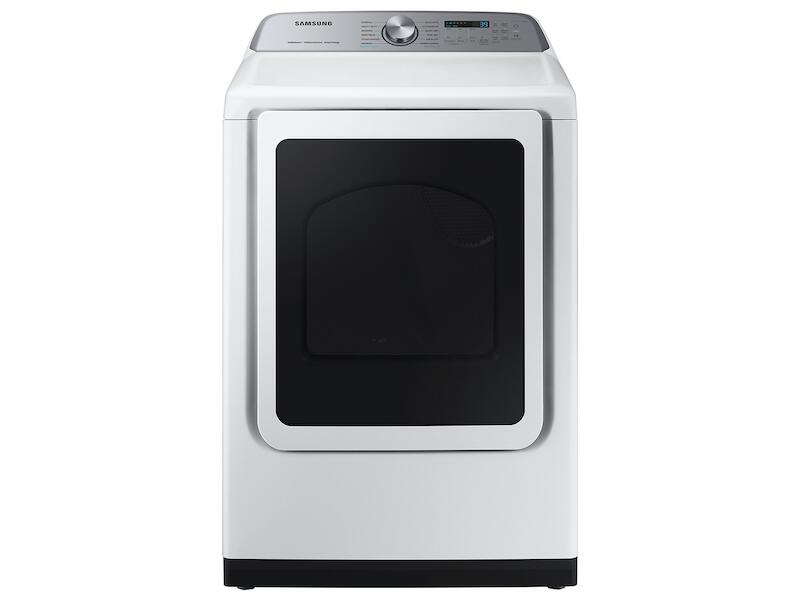 Samsung DVE52A5500W 7.4 Cu. Ft. Smart Electric Dryer With Steam Sanitize+ In White