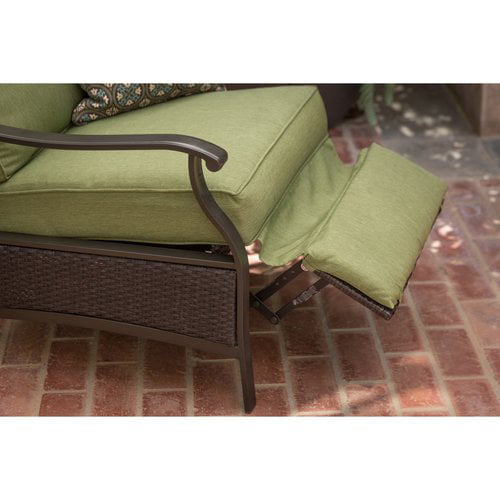 Better Homes & Gardens Providence with Cushion Wicker Outdoor Lounge Chair - Green