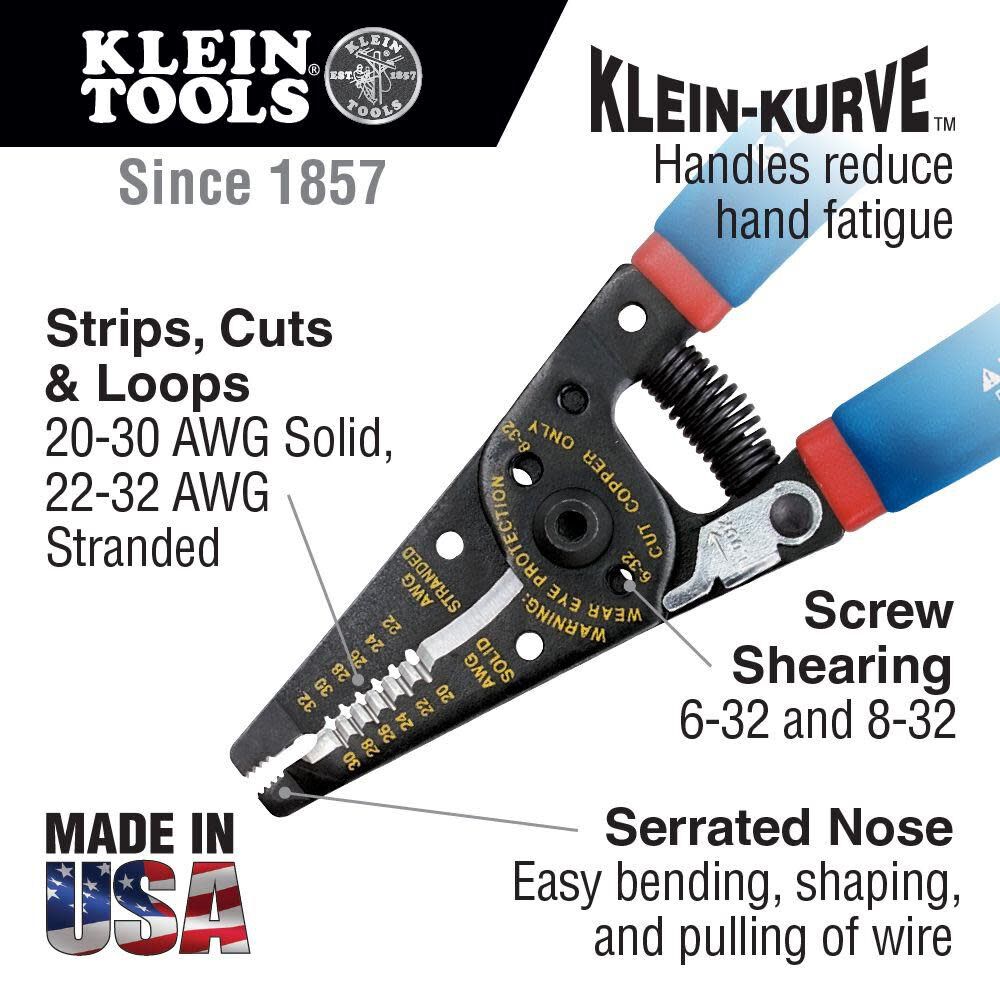 Klein Tools Klein-Kurve Wire Stripper and Cutter 11057 from Klein Tools