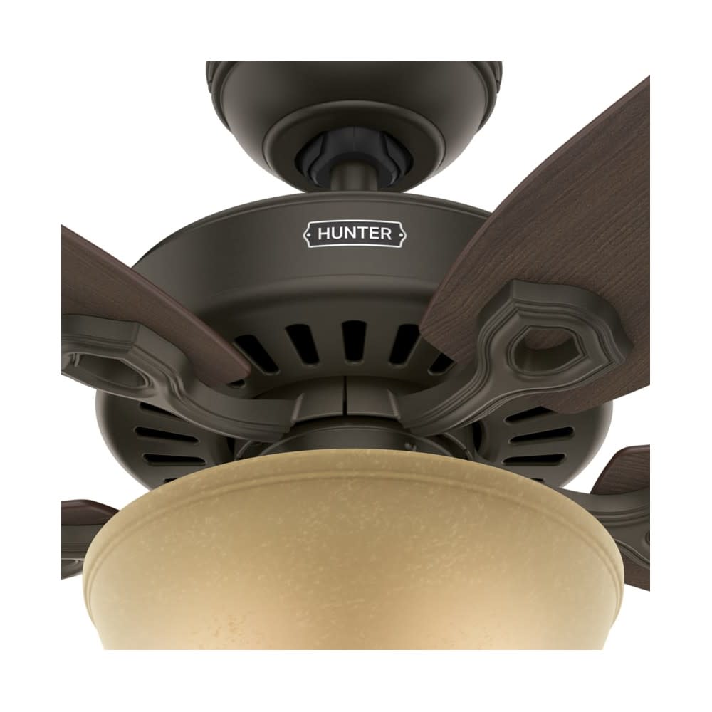 Hunter Builder Deluxe Ceiling Fan 52 Bronze Brazilian Cherry ;