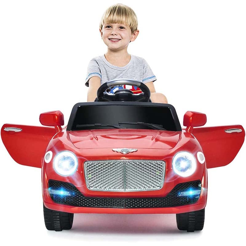 6V Kids Ride on Car, Battery Powered RC SUV Riding Toy Vehicle with Fantastic Headlights & Wheel lights