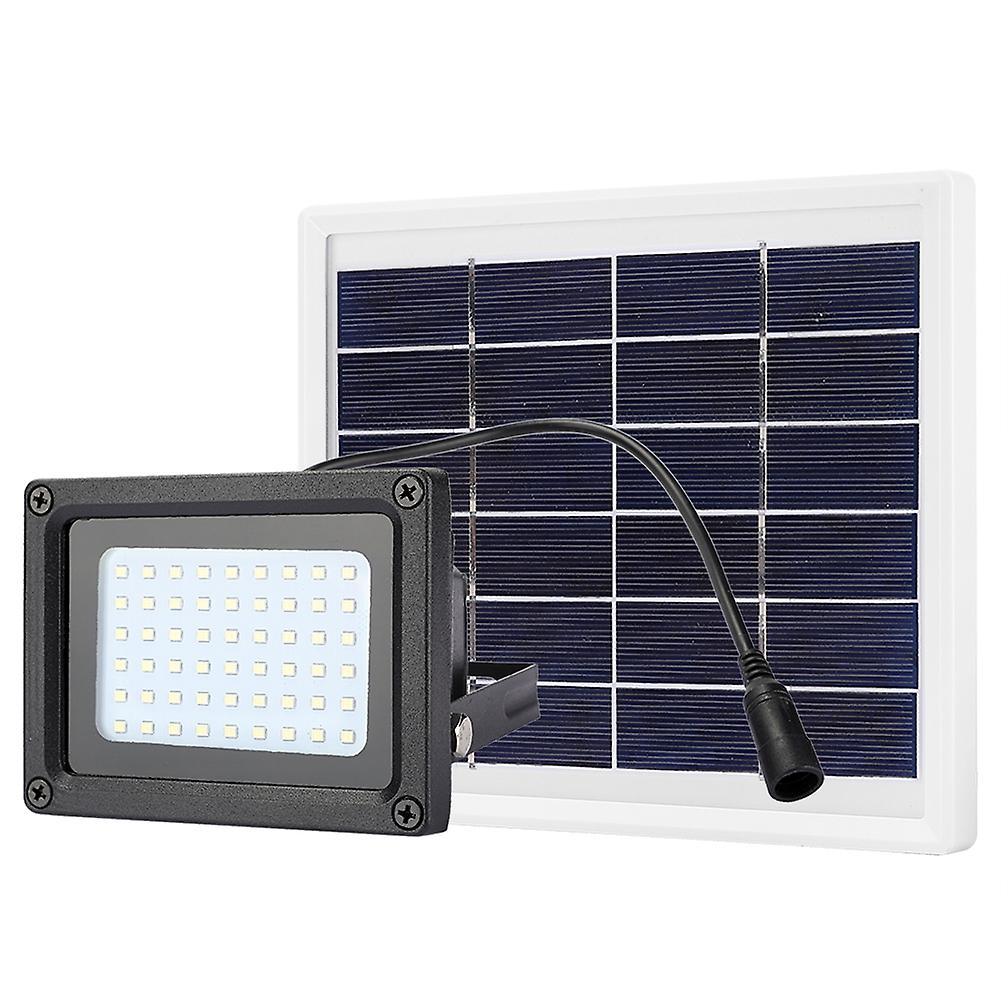 54led Solar Flood Light Outdoor Waterproof Wall Lamp Floodlight For Garden Lawnwhite