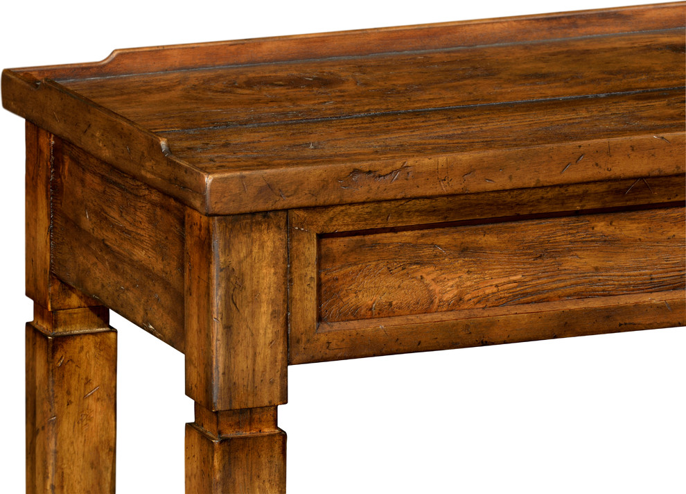 Console Table With Drawers  Country Walnut   Traditional   Console Tables   by GwG Outlet  Houzz