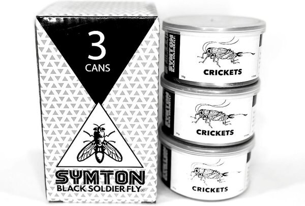 Symton Crickets Canned Reptile Food， 35-g， count of 3