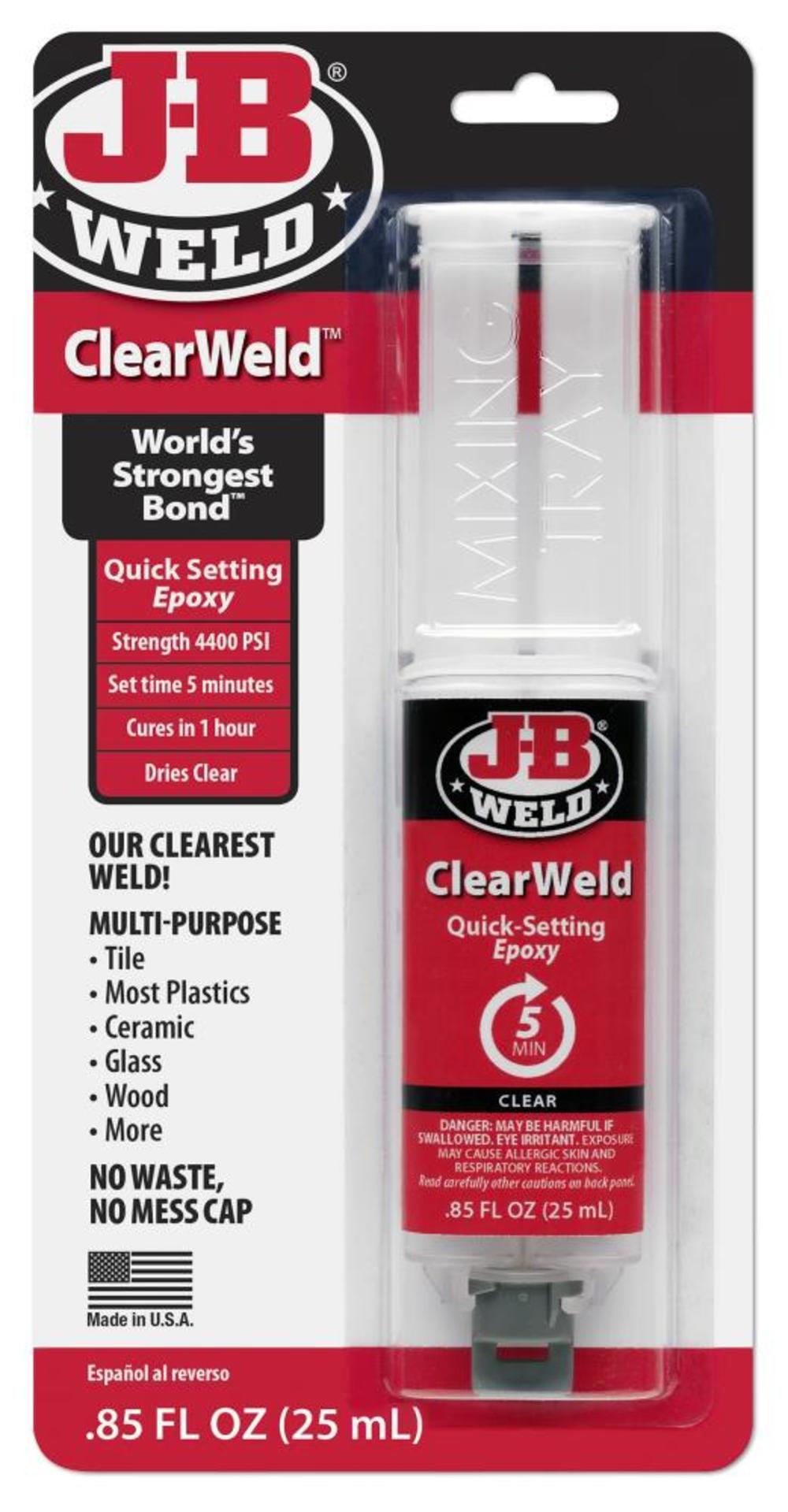 Clearweld Quick Setting Epoxy ;