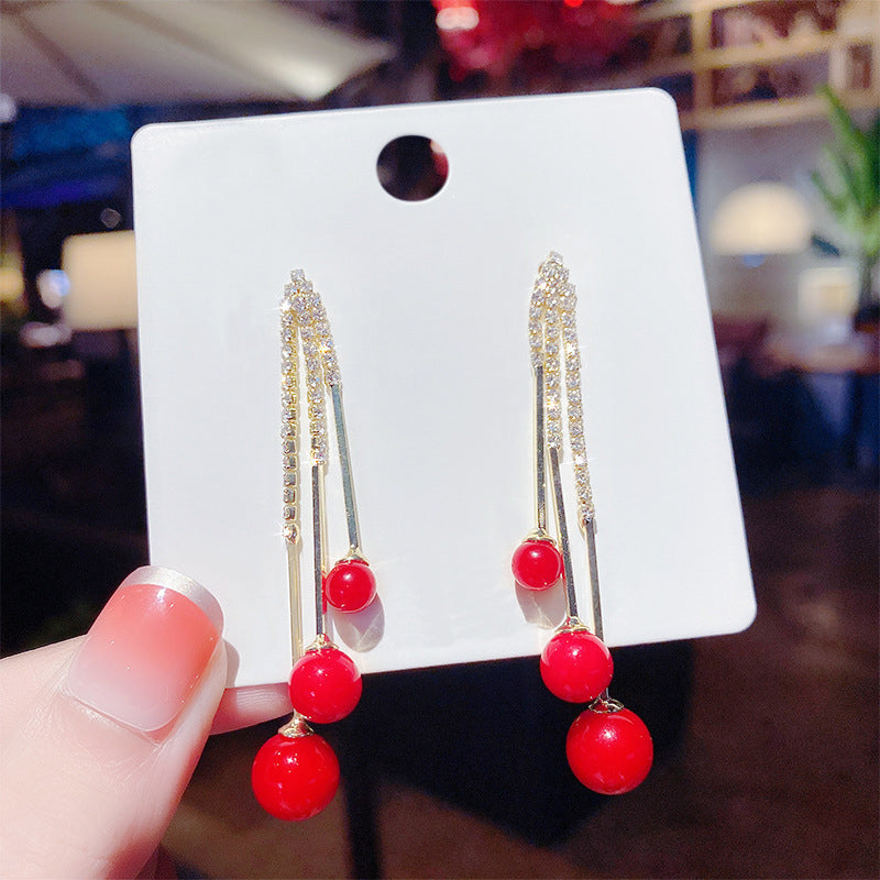 Fashion Double Layer Hook Earrings