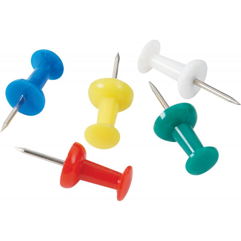 Smart Savers Push Pin Assorted (Pack of 12)