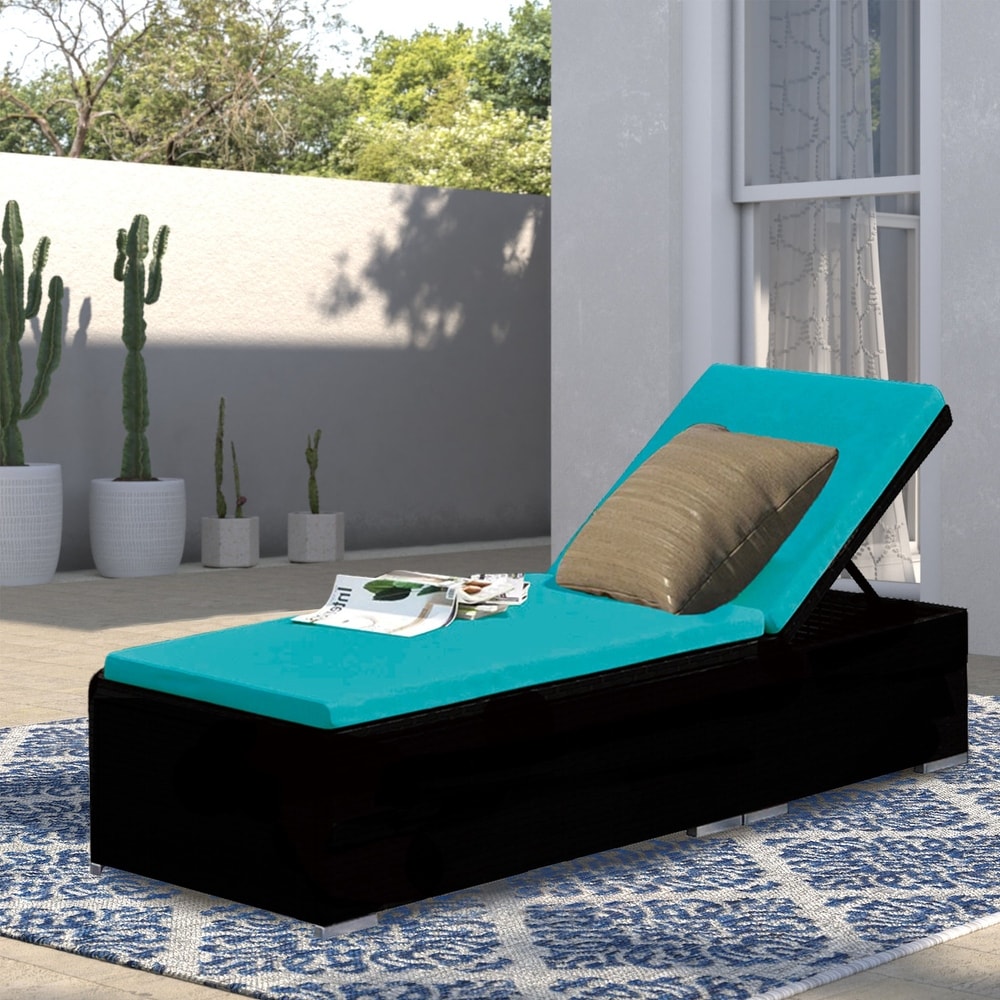 Royalcraft PE Rattan Wicker Outdoor Chaise Lounges