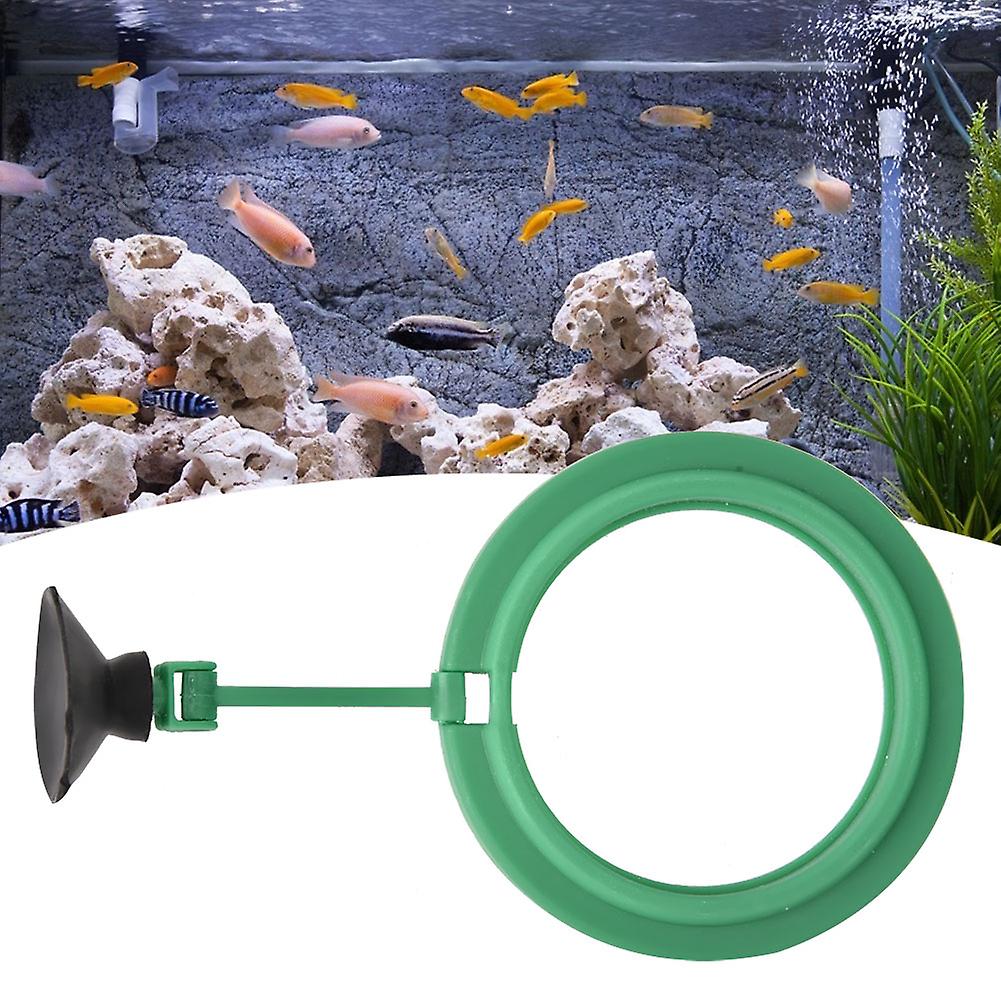 Round Aquarium Fish Tank Feeding Ring Feeder With Suction Cup