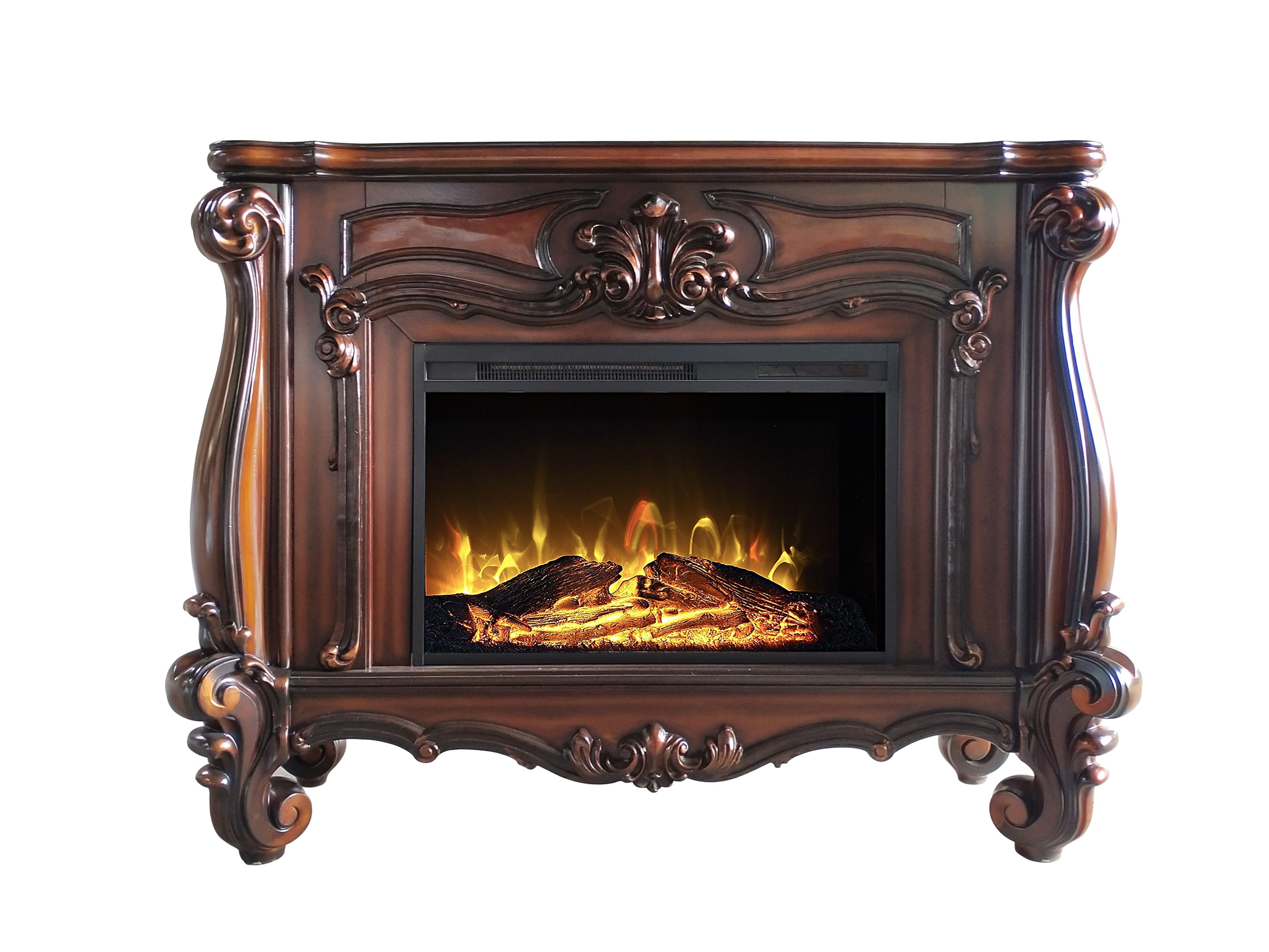 AC01315 Fireplace, Cherry Oak Finish - Versailles ( 1Pc/1Ctn )