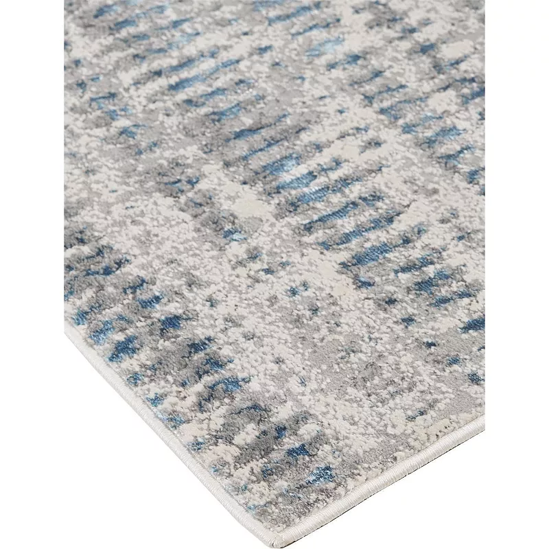 Weave and Wander Aurelian Modern Metallic Distressed Rug