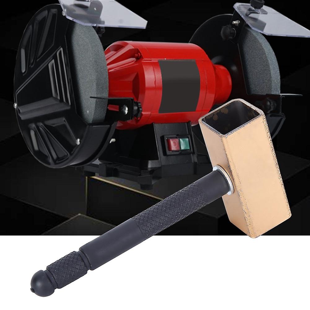 Portable Diamonds Stone Dressers Disc Wheel Abrasive Dressing Tool Black Antislip Handle101302 Large Size