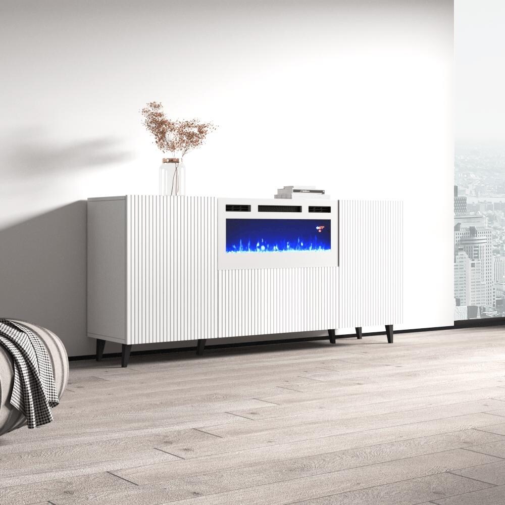 Pafos WH EF Electric Fireplace 71\