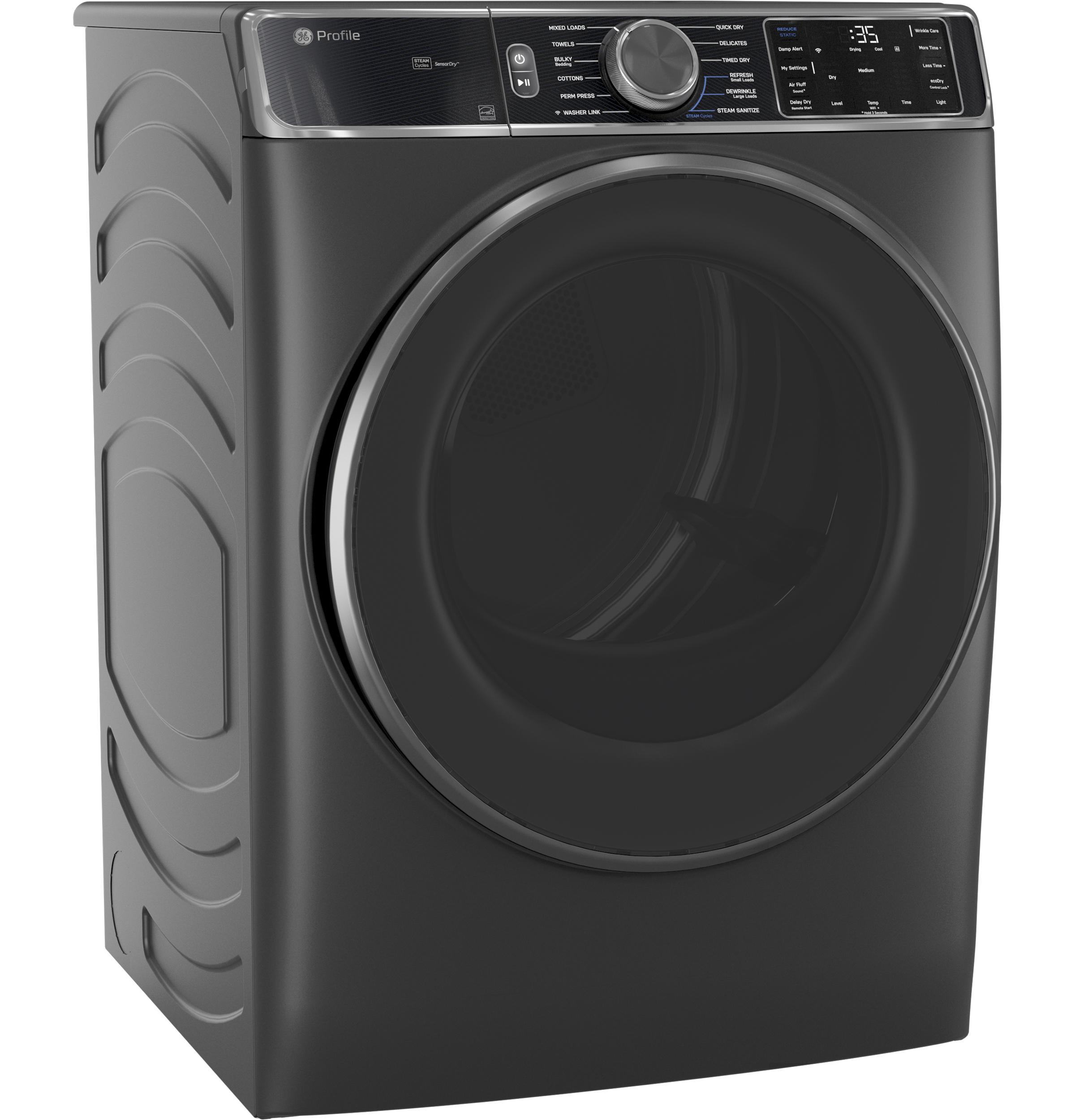 Ge Appliances PFD95ESPWDS Ge Profile™ Energy Star® 7.8 Cu. Ft. Capacity Smart Front Load Electric Dryer With Steam And Sanitize Cycle