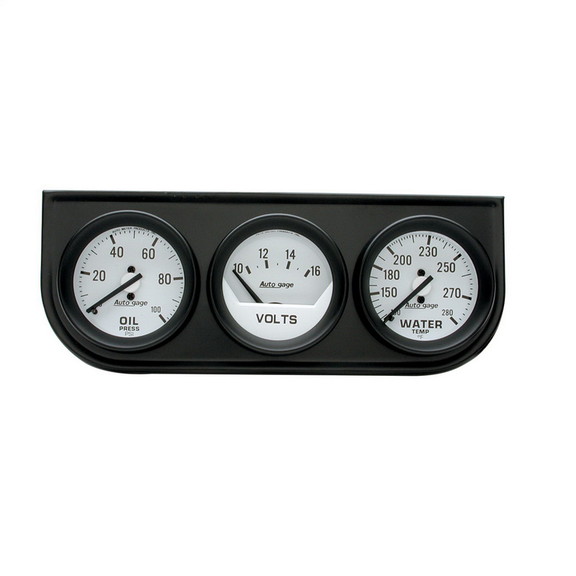 AutoMeter 2327 GAUGE CONSOLE OILP/WTMP/VOLT 2 100...