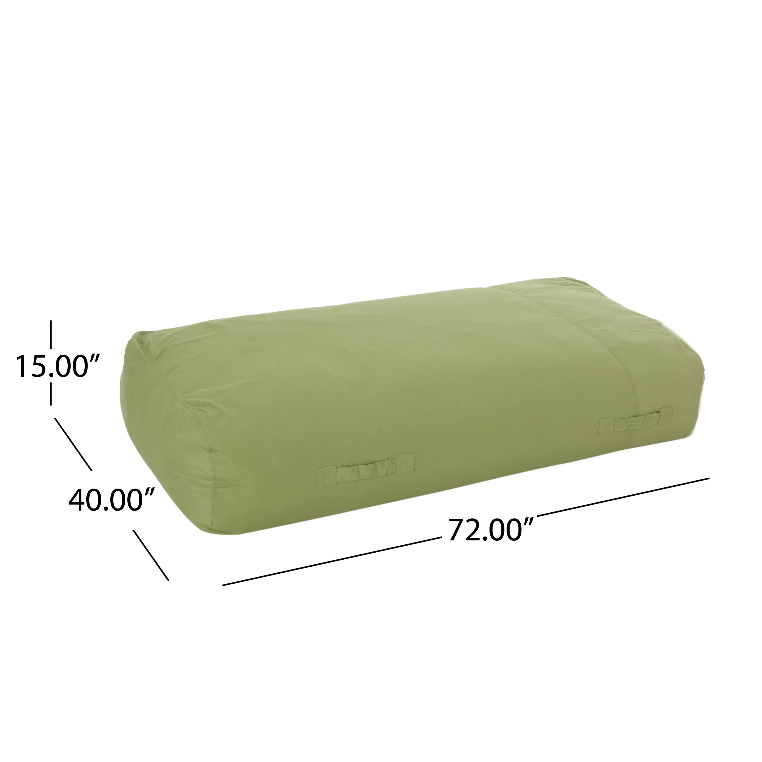 Noble House Bean Bag Chair Cover, Green