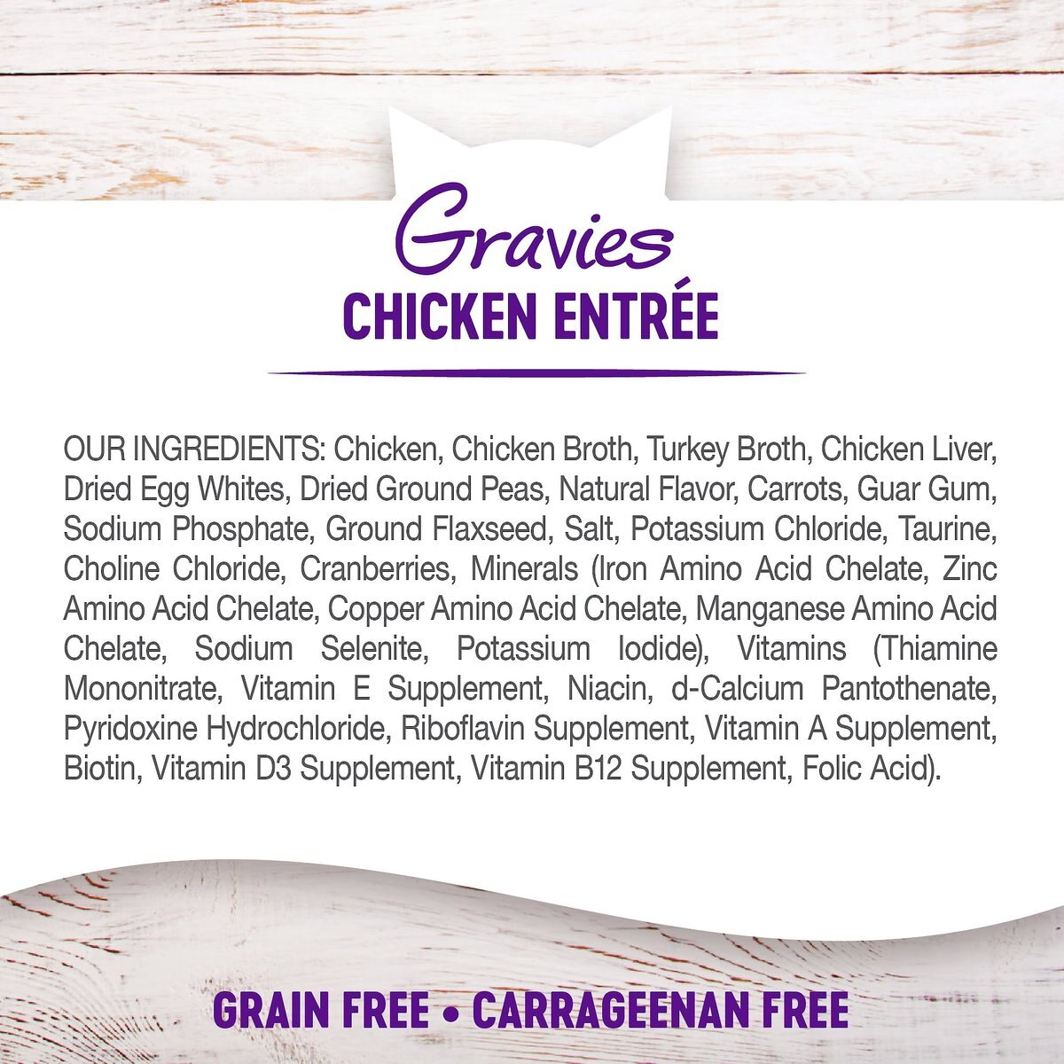 Wellness Natural Grain-Free Gravies Chicken Entrée Canned Cat Food