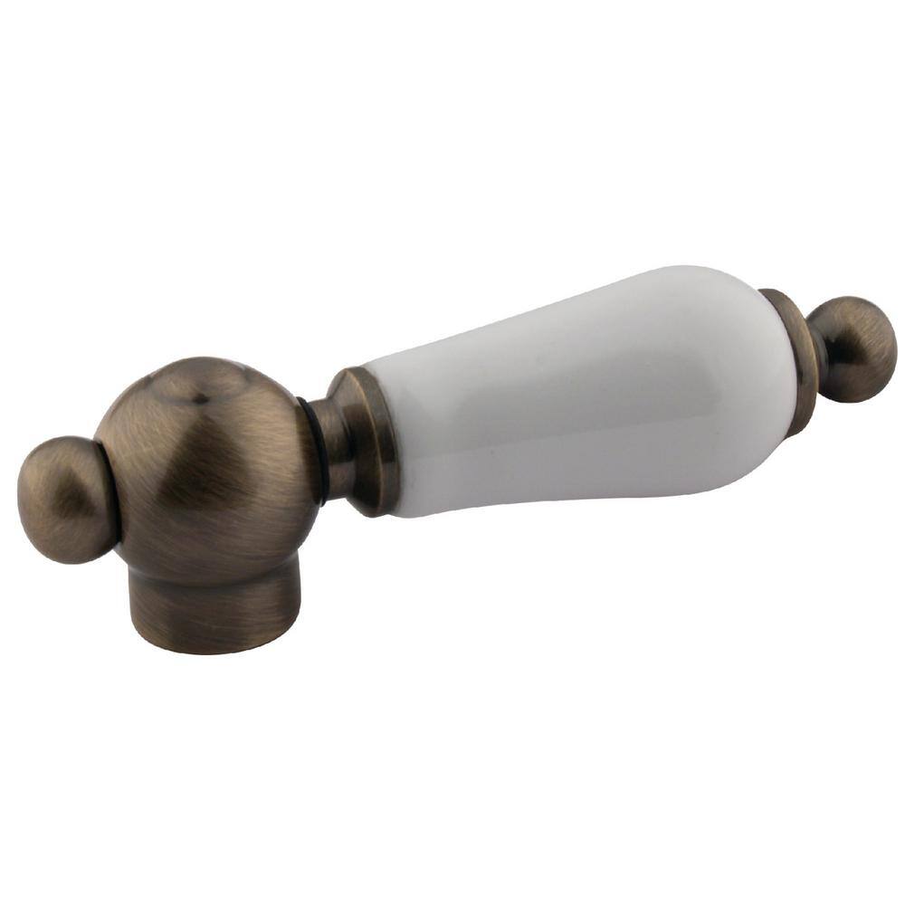 Kingston Brass Restoration 2-Handle Wall Mount Tub Faucet in Antique Brass (Valve Included) HKS3023PL