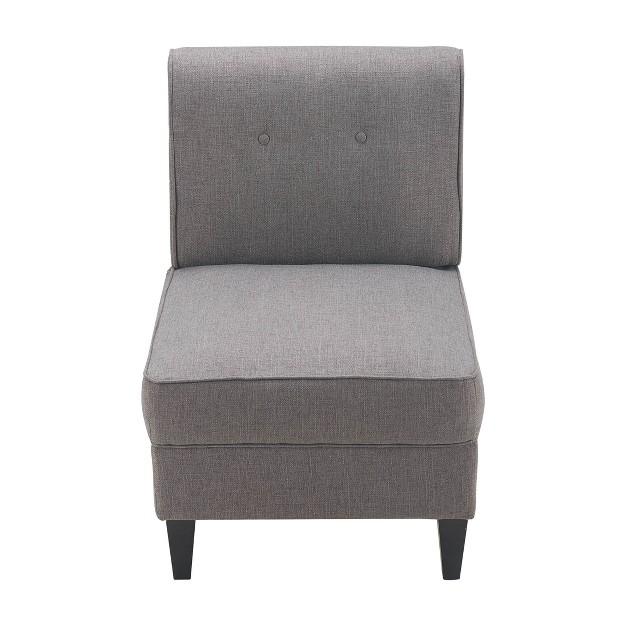 Copenhagen Tufted Slipper Chair Serta