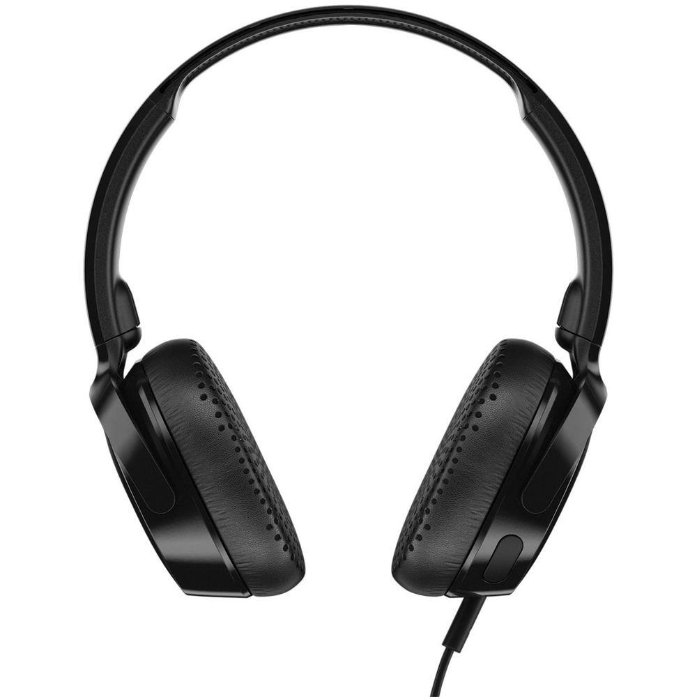 Skullcandy Riff On-Ear Wired Headphones with Microphone in Black S5PXY-L003