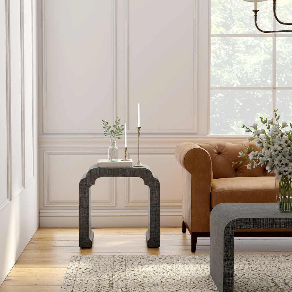 Chatham Waterfall Raffia Side Table   Transitional   Side Tables And End Tables   by Butler Specialty Company  Houzz