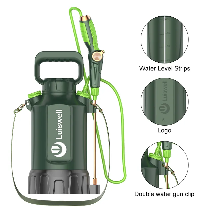 Garden supplies battery powered backpack agriculture  5L plant watering can for Watering irrigation