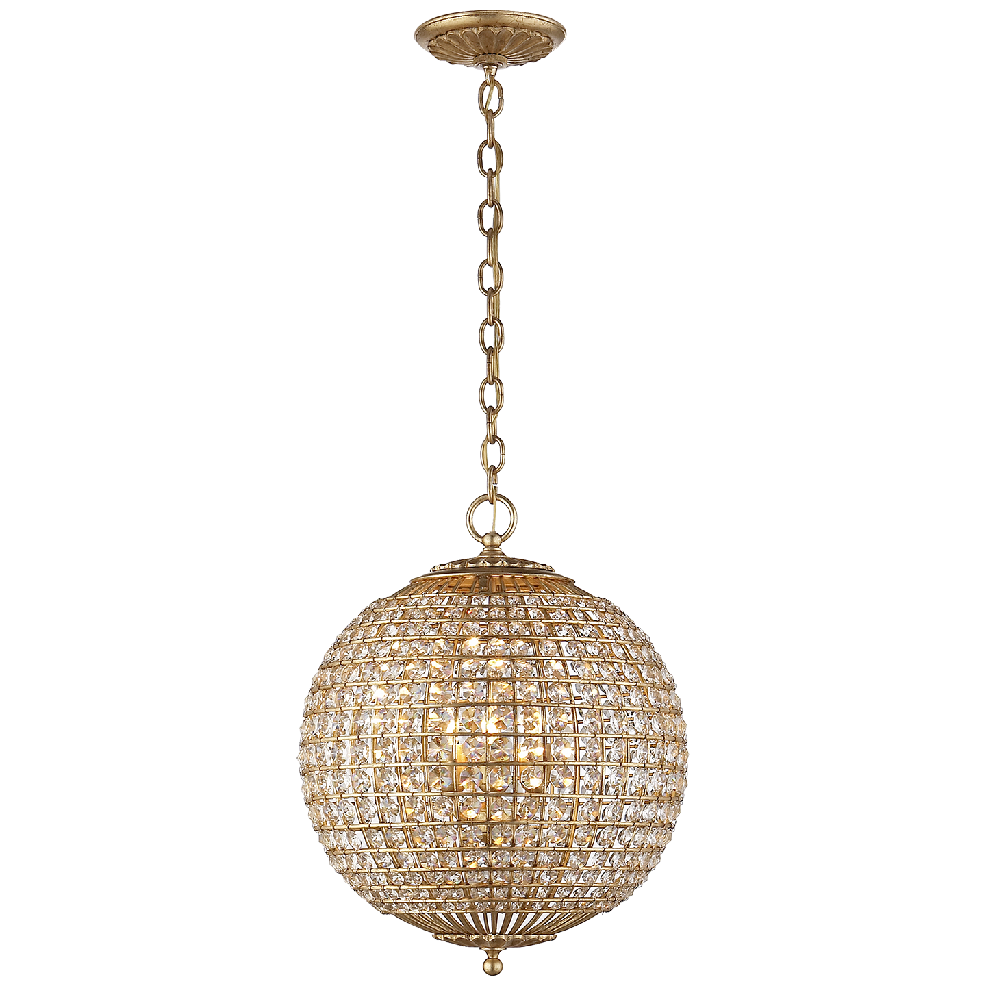 Renwick Small Sphere Chandelier in Various Colors