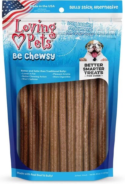 Loving Pets Be Chewsy 10-in Dog Bully Stick Treat