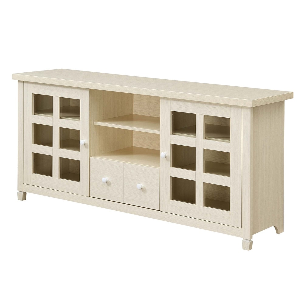 Newport Park Lane 1 Drawer TV Stand with Storage Cabinets and Shelves for TVs up to 65 Inches