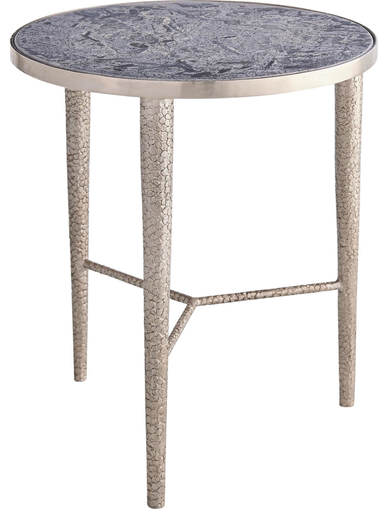 Hammered End Table   Midcentury   Side Tables And End Tables   by HedgeApple  Houzz