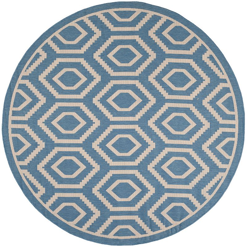 Safavieh Courtyard Tribal Geometric Indoor Outdoor Rug