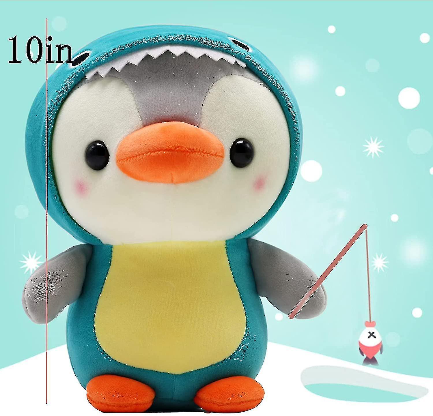 8 Inch Cute Dinosaur Penguin Plush Pillow Plush Toy Valentine's Day Christmas Gift_y