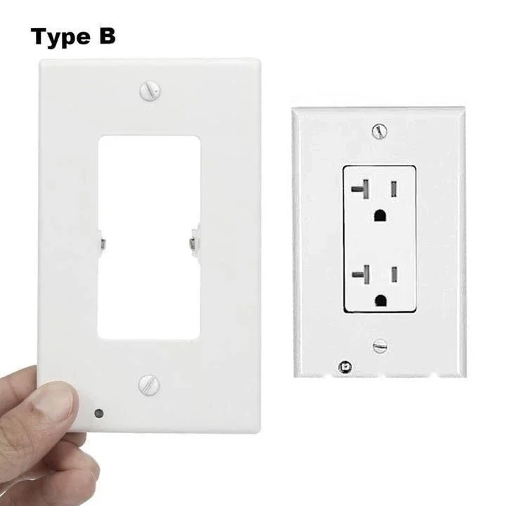 🔥 BIG SALE - 48% OFF🔥Outlet Wall Plate With Night Lights-No Batteries or Wires