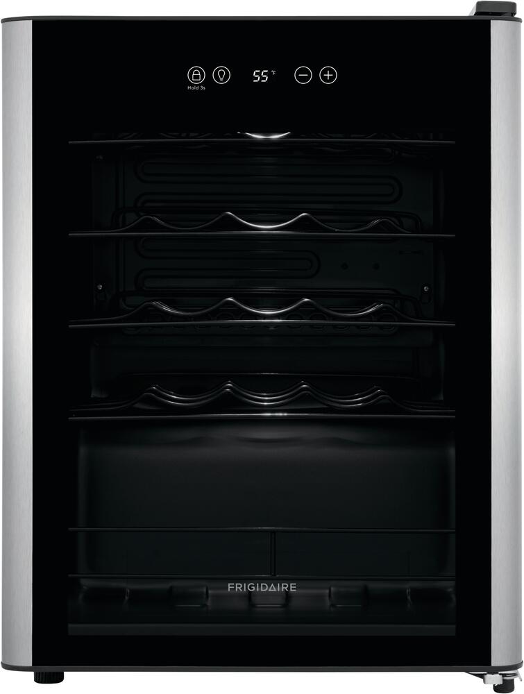 Frigidaire FRWW2432AV 20 Inch Black with Stainless Steel Look Wine Cooler