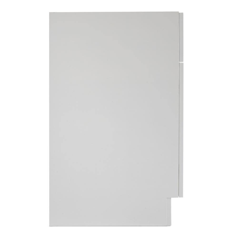 ARIEL Hamlet 72 in. W x 21.5 in. D x 33.5 in. H Bath Vanity Cabinet Only in White F073D-BC-WHT