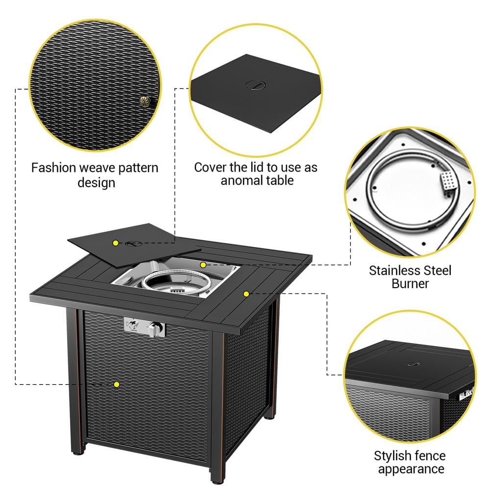 Sunneday 30 in. Volcano Fire Table FP-001