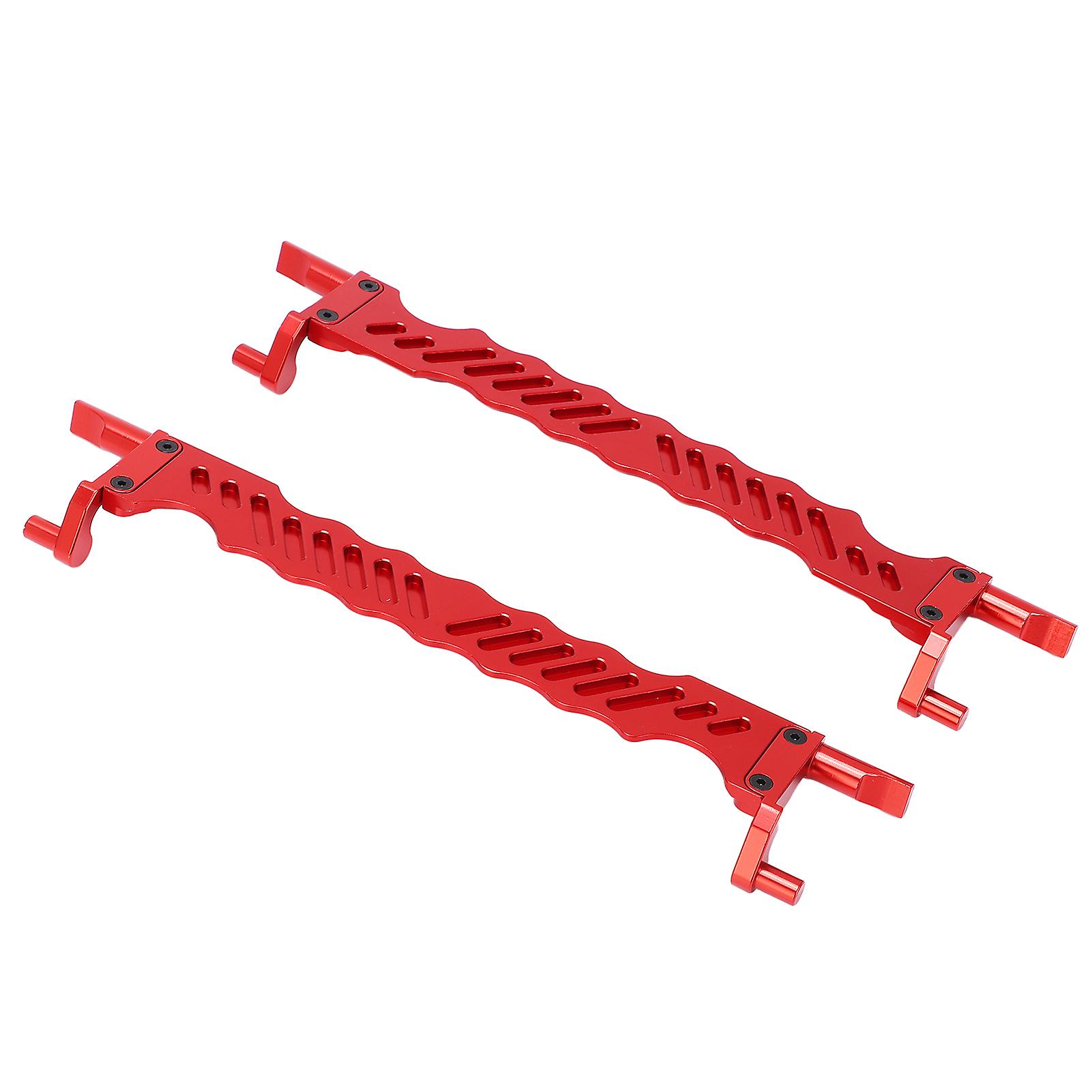 2pcs Rc Alloy Battery Hold Down Replacment For Traxxas 6s 8s 1/5 Rc Car Upgrade Parts(red ) Rouge