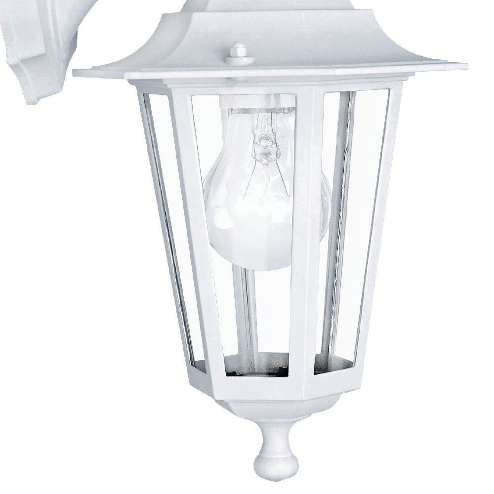 Britalia BR22462 Matt White Outdoor Vintage Down Lantern Wall Light